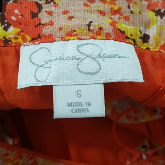 Jessica Simpson Adjustable Strap Fall Dress - 6 - Picture 4 of 7